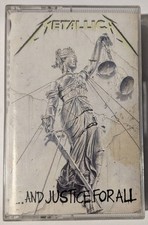 Metallica - And Justice For All ORIGINAL U.S PRESS TAPE 1989  FREE SHIPPING  