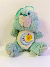 Vintage Kenner 1983 Care Bears Bedtime Bear 6 Plush Stuffed Animal Sleepy Moon
