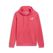 PUMA Essentials Embroidered Logo Pullover Hoodie Womens Red Casual Outerwear 670