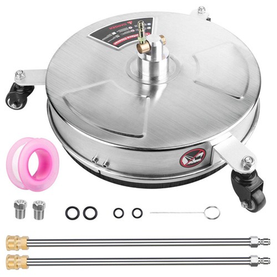 #ad 15in High Pressure Washer Flat Surface Cleaner 4000PSI Stainless Steel Disc Powe $156.99