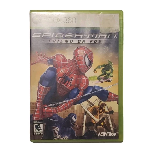 Spider-Man: Friend or Foe (Microsoft Xbox 360, 2007) CIB TESTED! RARE*
