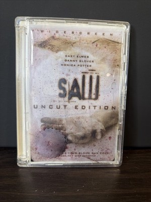 Saw (DVD, 2004) Liquid Filled Cover 2 Discs