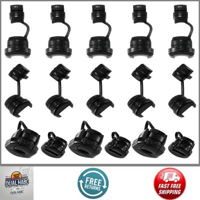 20Pcs Round Nylon Cable Grommet Strain Relief Cord Connector Wire Protector