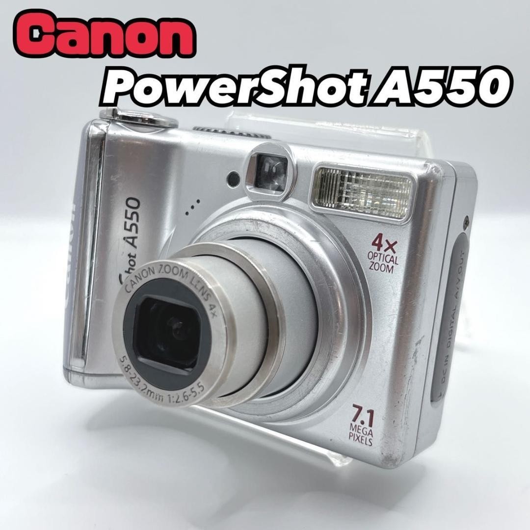 Canon PowerShot A550 Compact Digital Camera Lightweight Easy to Use