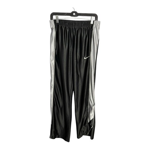 Nike Basketball Dunk Pants Silky Shiny Dazzle Warm Up Satin Boy’s XL Y2K Swoosh