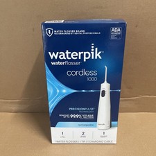 Waterpik Cordless 1000 Rechargeable Water Flosser White WF-29W011 1 Pack New