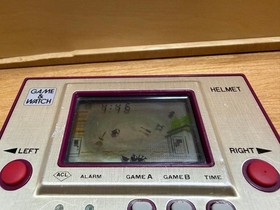 Tested Nintendo Game & Watch HELMET, battreplaced