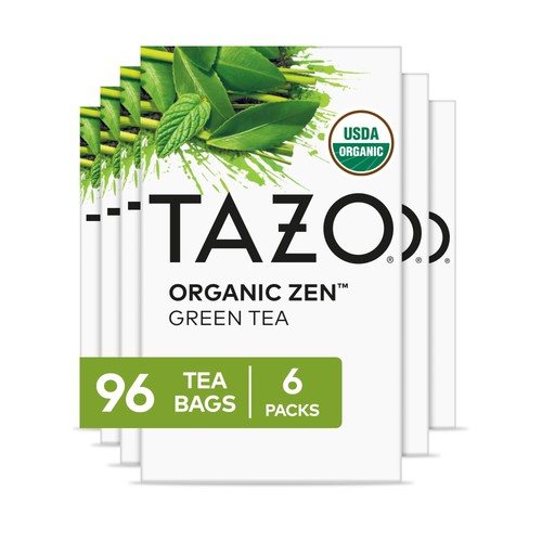 TAZO Organic Zen Green Tea Bags, Caffeine Free with 96 Bags - Picture 1 of 7
