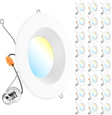 Sunco 24 Pack Retrofit LED Recessed Lighting 6 Inch, Downlight Can Lights for Ce