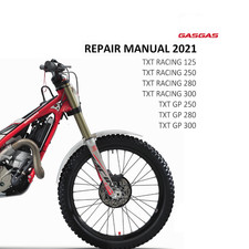 2021 Service manual for GasGas TXT GP 300 - on a USB