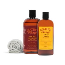 Leather Honey Complete Leather Care Kit Including 8 oz Cleaner, 16 oz Conditi...