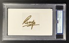 Ringo Starr Signed Autograph PSA/DNA COA Slabbed Beatles Cut Signature Card Rare