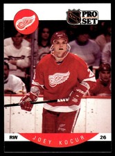 1990-91 Pro Set Joey Kocur Rookie Detroit Red Wings #73