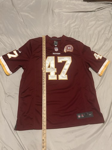 Chris Cooley RARE 80 Year Anniv. Washington Redskins Nike Stitched Jersey(XL) - Picture 7 of 11