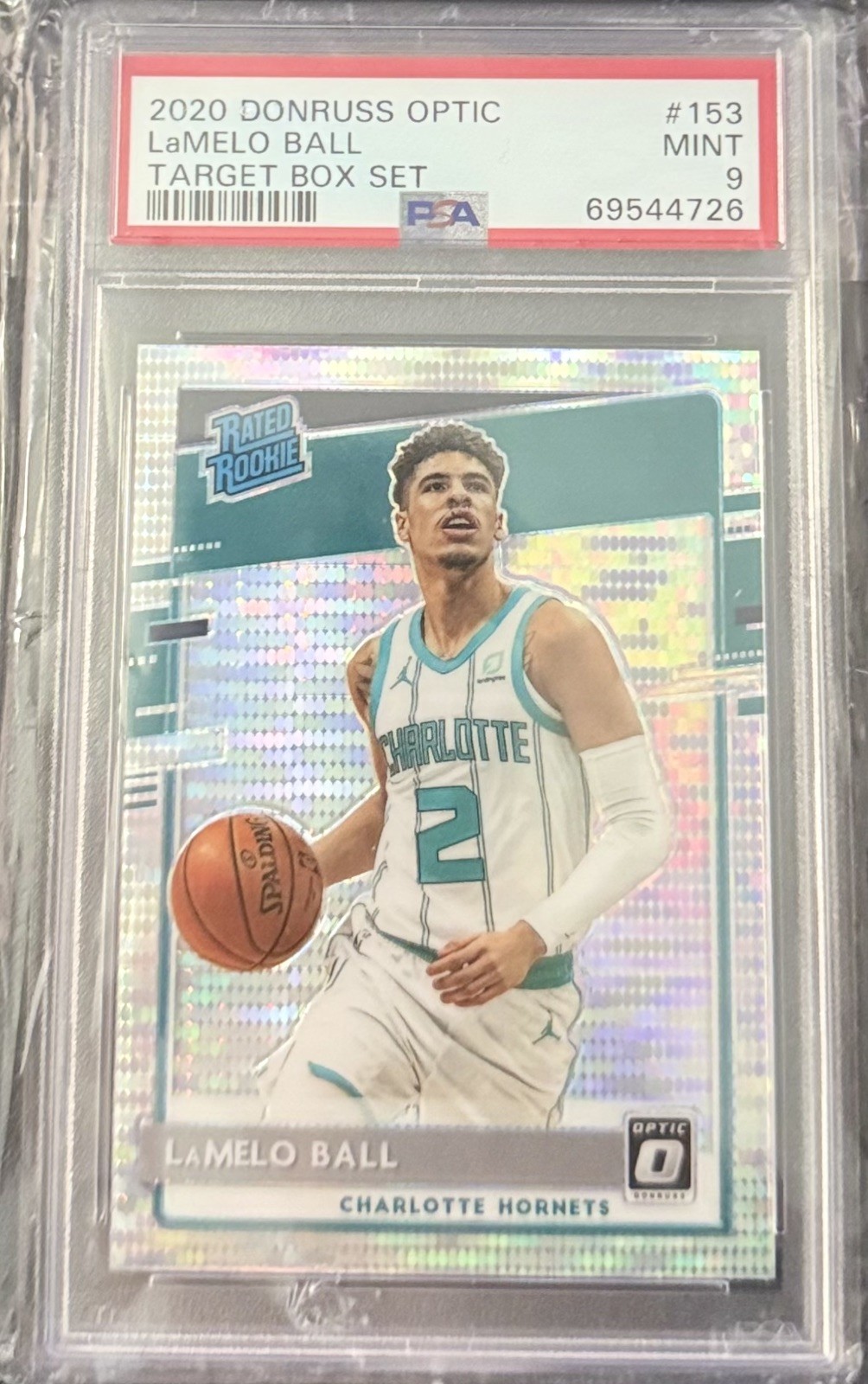 2020-21 Panini Donruss Optic - Rated Rookie LaMelo Ball #153 Pulsar Prizm (RC)