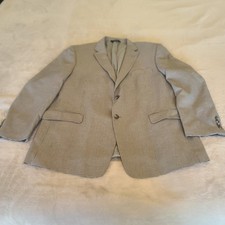 Jos A Bank Mens 48R Gray Sports Coat Jacket Blazer