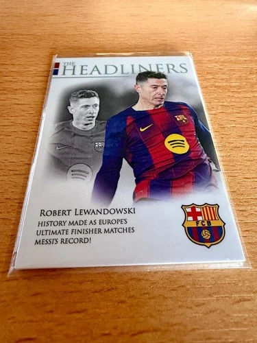 Robert Lewandowski - Futera Headliners 2026 - numbered /229 FC Barcelona