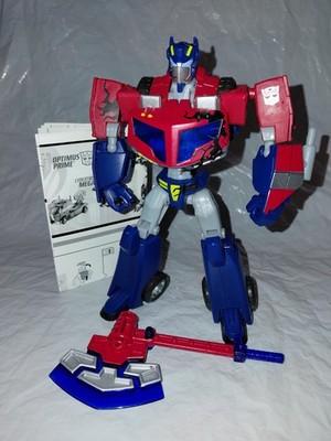 Used Transformers Animated Battle Begins Optimus Prime Hasbro 2008
