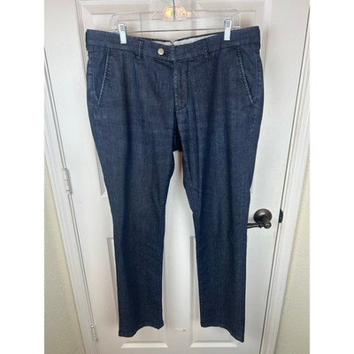 Corneliani Dark Indigo Denim Trouser   Made in Italy