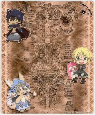 Naraku Diagram Made in Abyss Golden Land Mouse Pad Large WaterResistant