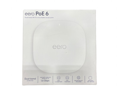 **SEALED BRAND NEW** Amazon EERO PoE 6- Dual-Band Wi-Fi Access Point #21