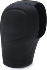 Car Gear Shift Knob Cover, Universal Silicone Automotive Anti-Slip Auto Black