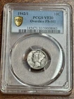 1942/1 Mercury Silver Dime PCGS VF30 Overdate FS-101 Key Date Coin (Slab1277)