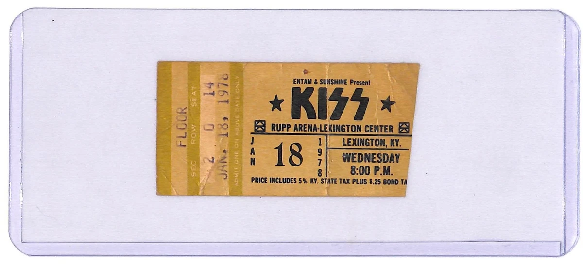 Original KISS Concert Memorabilia for sale | eBay