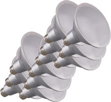 15W LED PAR38 Bulbs, 5000K, E26 Base, 12 Pack, 40  Beam Angle