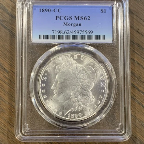 Morgan Dollar 1890 Carson City PCGS MS62 Silver $1 KM#110 7198.62/45975569
