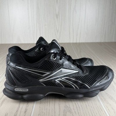 Reebok Mens Black Runtone Running Shoes Sneakers 1-J1597 Size 10.5