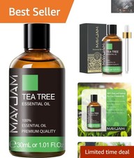 Versatile 30mL Tea Tree Essential Oil - Ideal for Relaxation, Skin Hair Care