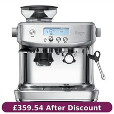 Sage The Barista Pro SES878BSS Coffee Espresso Machine Brushed Stainless Steel*