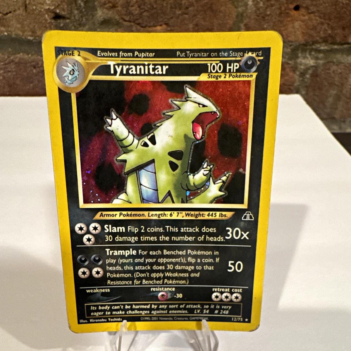 Tyranitar 12/75 Neo Discovery for sale | eBay