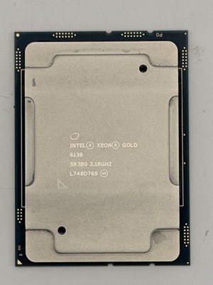 Intel Xeon Gold 6130 2.1 GHz 22 MB 16 Core Processor - SR3B9 - Lot Of 10 CPU s