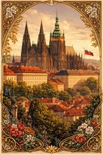 🏰 Stunning Prague Castle Architectural Print - 24x36” - Premium Matte Paper