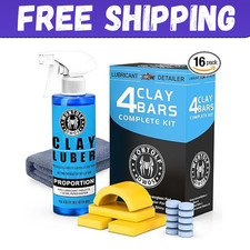 Car Clay Bars Auto Detailing And Clay Luber Synthetic Lubricant Kit 4 Clay Bars Car Clay Bars Auto Detailing And Clay Luber Synthetic Lubricant Kit 4 Clay Bars