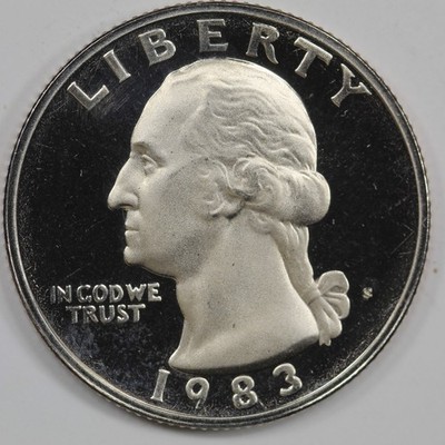 1983 S Clad Proof Washington Quarter UNCIRCULATED