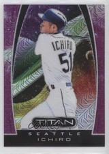 2019 Panini Chronicles Titan Purple Mojo Prizm 74/75 Ichiro Suzuki #18 HOF 0us5