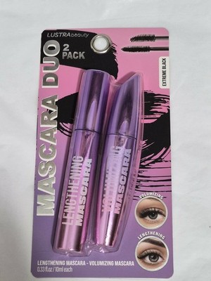 New  Lengthening and Volumizing Mascara Duo Extreme Black