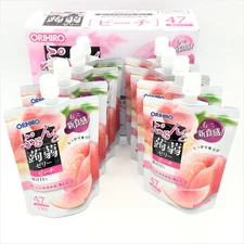 Orihiro Jelly Low Calorie -Peach 130g x8 Pieces