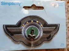 2-Army Metal Star Iron On Patch Military Rank Chevron Decorative Patch