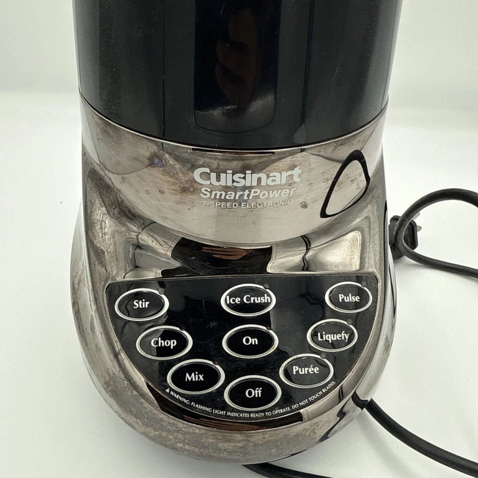 Cuisinart Smart Power 7 Speed Electronic Blender Chrome 120V 60Hz 350W SPB-7 TX - image 2 of 4
