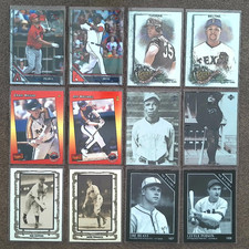 All Hall Of Fame Baseball Card Lot (12x) HOF MLB Mixed Eras Vintage/Modern Cards