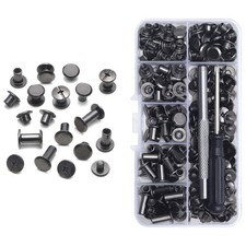 110set/pack For Leather Craft Product 6 sizes Chicago Screws Durable and Sturdy