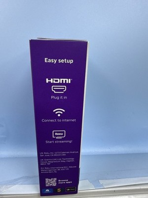 Roku 3940EU HD Streaming Media Player - Schwarz - Brandneu Originalverpackt High Res Defntio