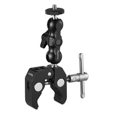 Multi-Functional Ballhead Clamp Double Ball Adapter with Bottom Clamp 2164