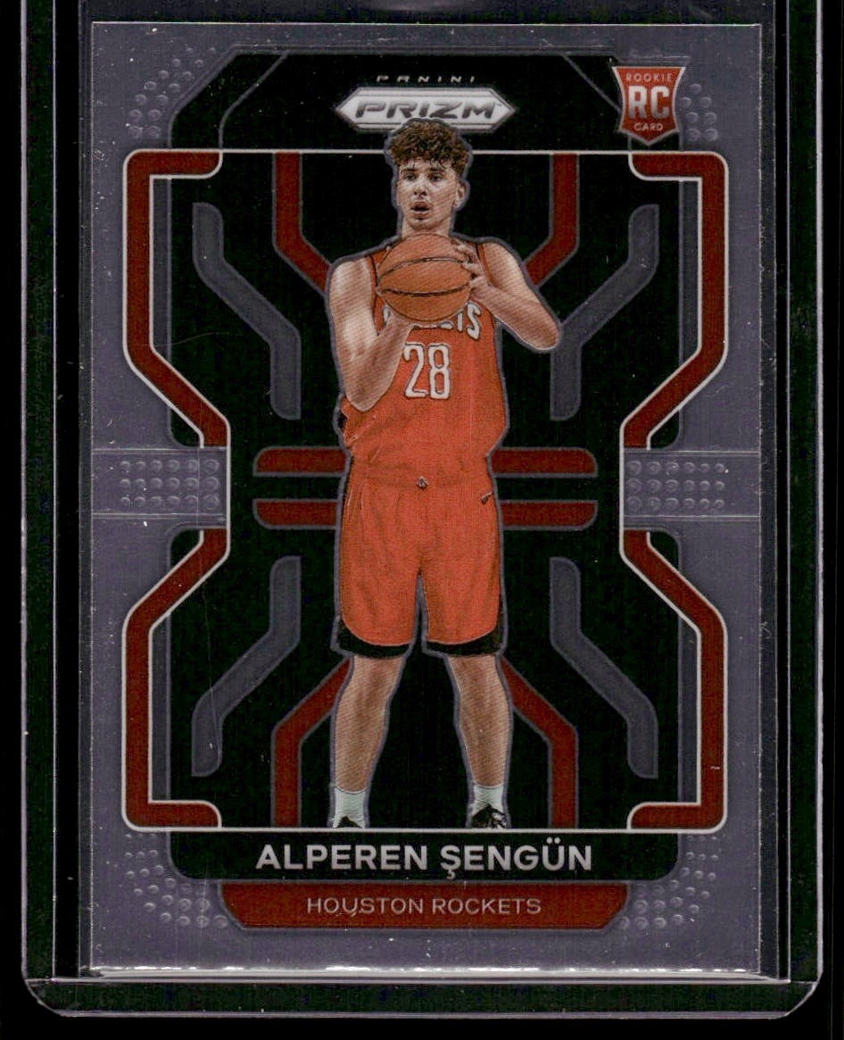 Alperen Sengun 2021-22 Panini Prizm Rookie RC Card #318 Houston Rockets NR 🔥