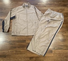 Vintage 90s Nike Windbreaker Tracksuit Men s XL Olive Black