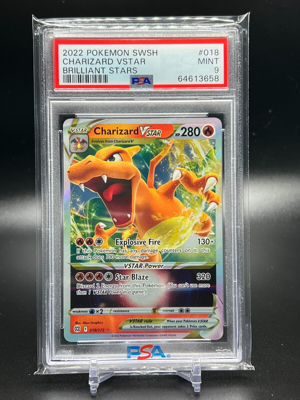 Charizard VSTAR - SWSH09: Brilliant Stars - Pokemon